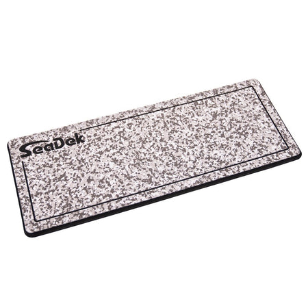 SeaDek 16 x 39" 20mm Dual Density Large Helm Pad w/SeaDek Logo - Brushed Texture - Snow Camo/Black (406.4mm x 990.6mm x 20mm) - Get Tight Gear