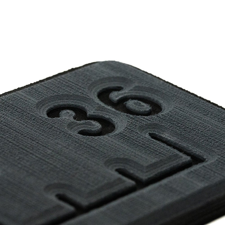 SeaDek 36 Routed Ruler - 6mm - Brushed Texture - Dark Grey/Black - Get Tight Gear