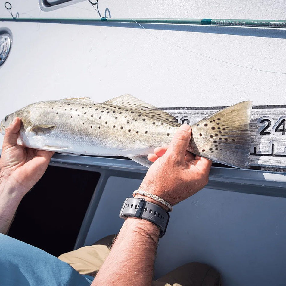 SeaDek 36 Routed Ruler - 6mm - Brushed Texture - Storm Grey/Bimini Blue - Get Tight Gear