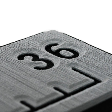 SeaDek 36 Routed Ruler - 6mm - Brushed Texture - Storm Grey/Black - Get Tight Gear