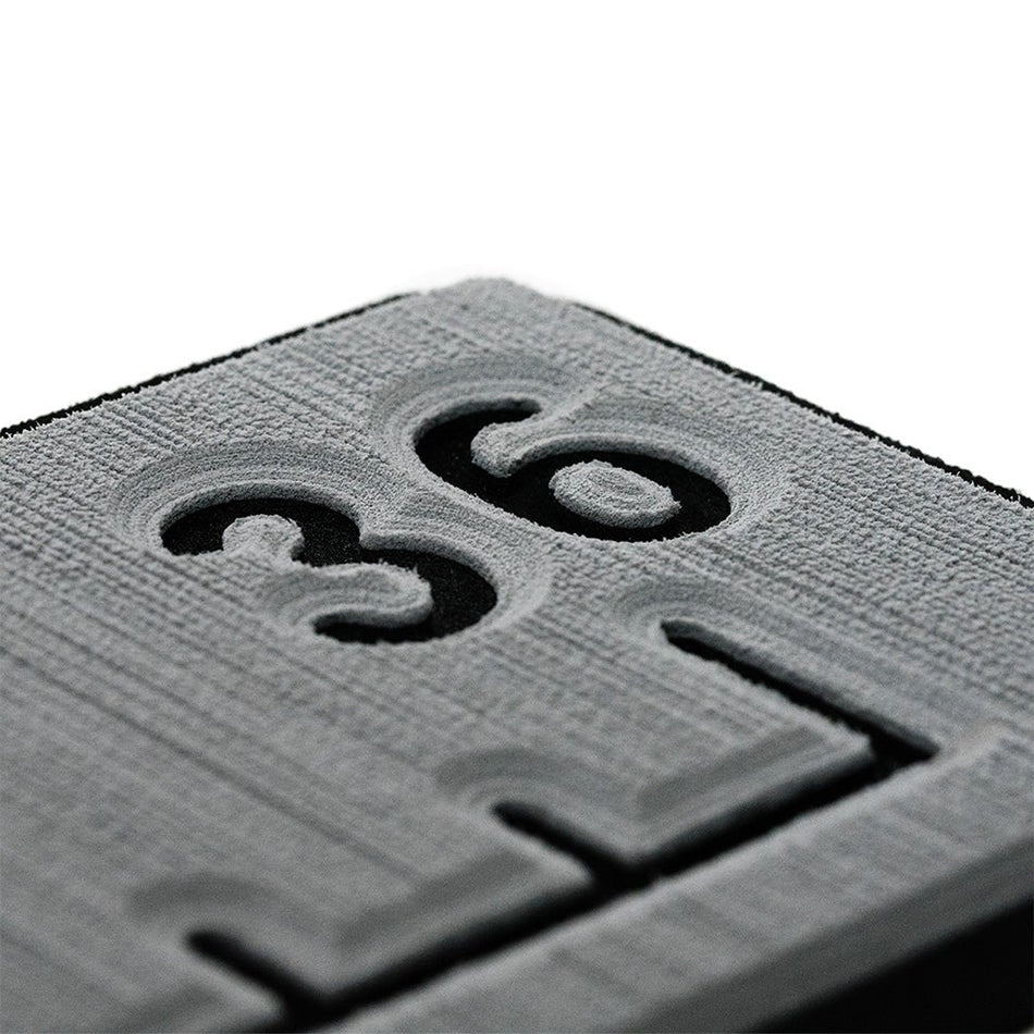 SeaDek 36 Routed Ruler - 6mm - Brushed Texture - Storm Grey/Black - Get Tight Gear