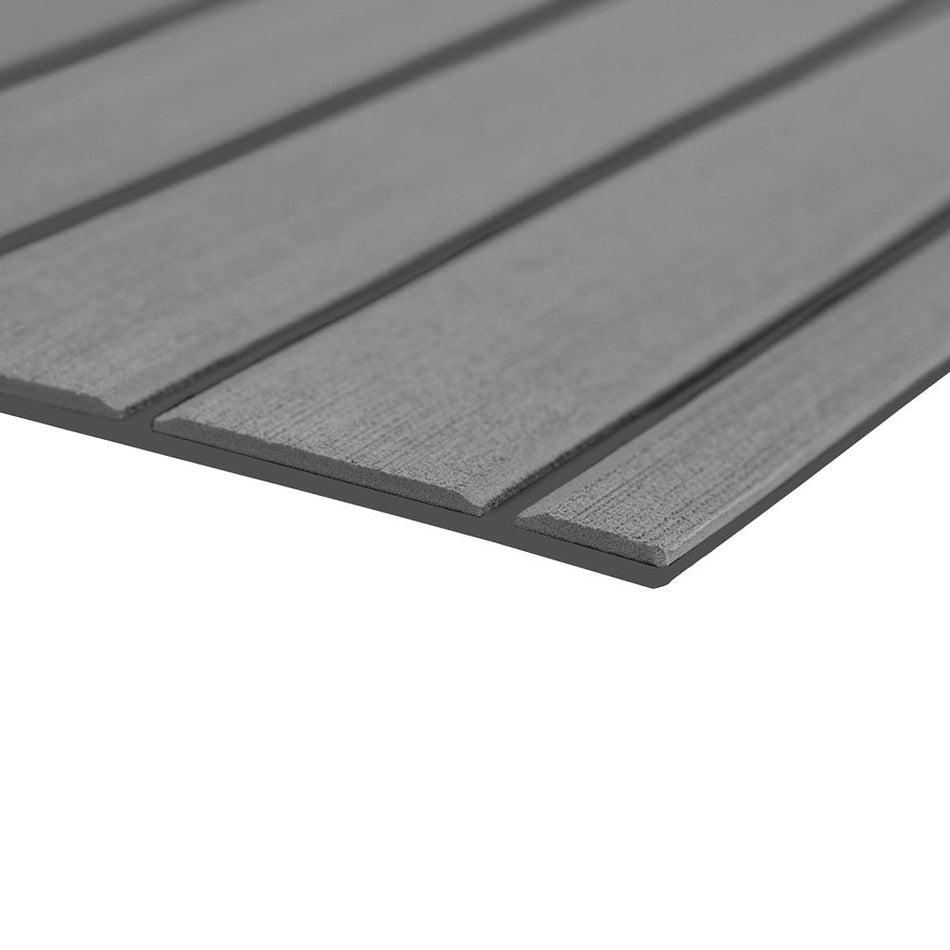 SeaDek 40" x 80" 6mm Teak Full Sheet - Brushed Texture - Storm Grey/Dark Grey (1016mm x 2032mm x 6mm) - Get Tight Gear