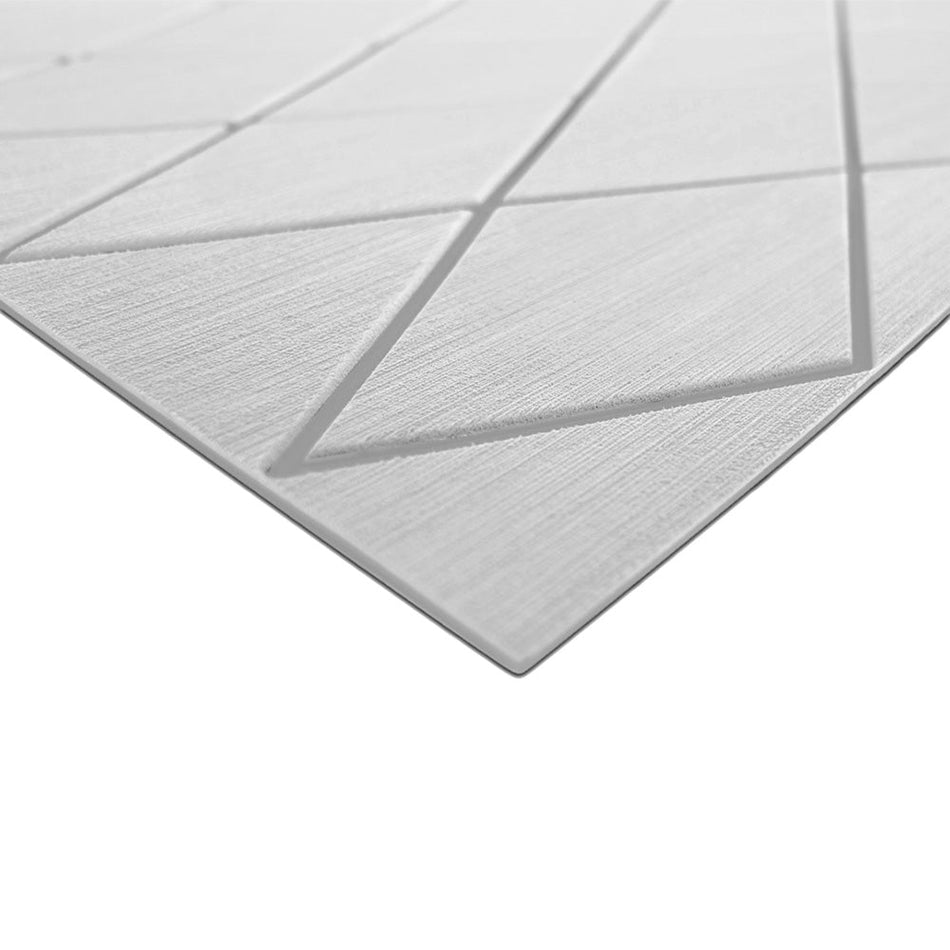SeaDek 40" x 80" 6mm Two Color Diamond Full Sheet - Brushed Texture - Cool Grey/Storm Grey (1016mm x 2032mm x 6mm) - Get Tight Gear