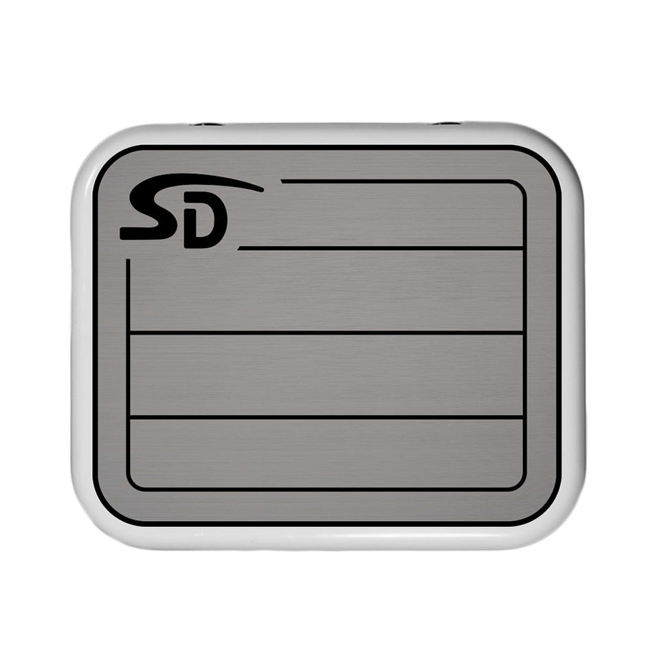 SeaDek YETI Roadie 24 Teak Cooler Pad - 6mm - Storm Grey/Black - Get Tight Gear