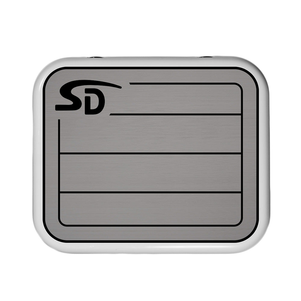 SeaDek YETI Roadie 24 Teak Cooler Pad - 6mm - Storm Grey/Black - Get Tight Gear