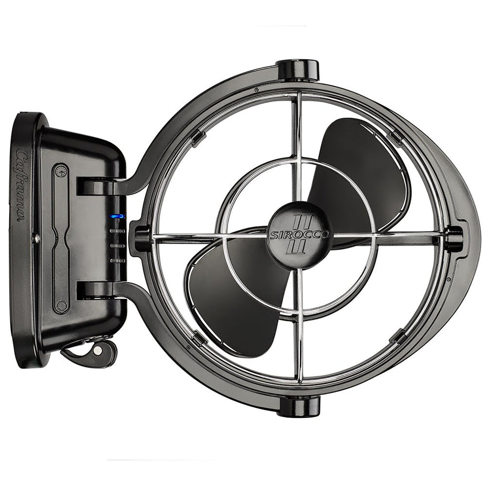 SEEKR by Caframo Sirocco II 3 - Speed 7" Gimbal Fan - Black - 12 - 24V - Get Tight Gear