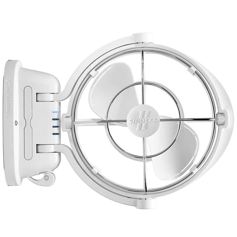 SEEKR by Caframo Sirocco II 3 - Speed 7" Gimbal Fan - White - 12 - 24V - Get Tight Gear