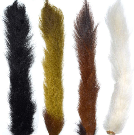 Select Grade Calf Tails - Kiptails - Master Pack - 4 Colors - Natural White Black Brown Olive - Get Tight Gear