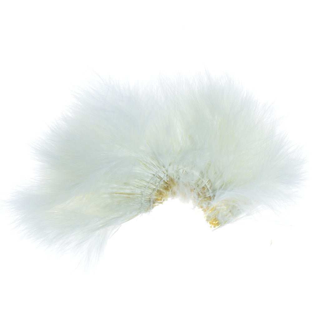 Select Strung Long Spey Marabou Master Pack - 4 Colors - White Dark Brown Sculpin Olive Black - Get Tight Gear