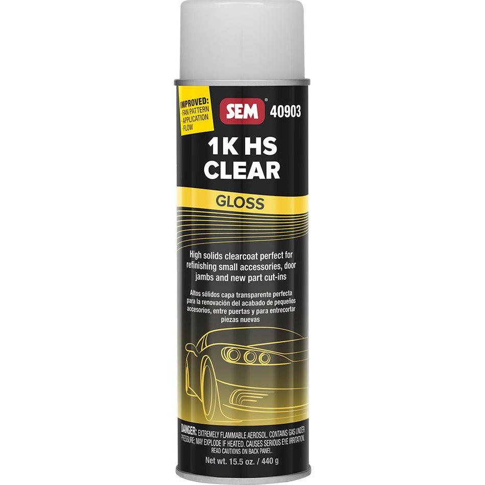 SEM 1K HS Clear - 20oz Aerosol Can - Gloss Finish - Get Tight Gear