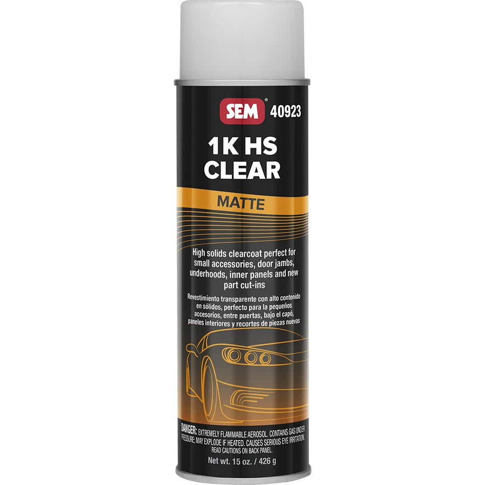 SEM 1K HS Clear - 20oz Aerosol Can - Matte Finish - Get Tight Gear