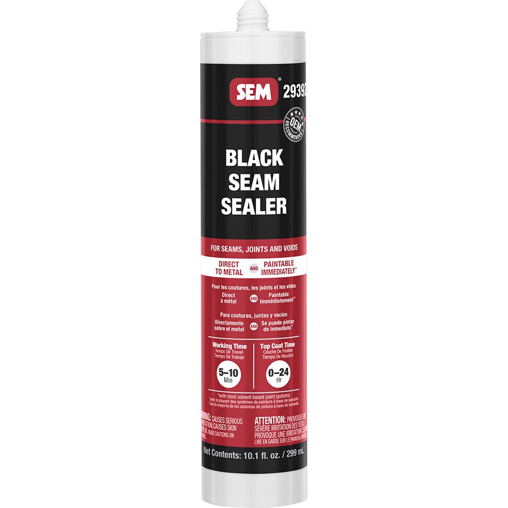 SEM 1K Seam Sealer - 10.1oz Tube - Black - Get Tight Gear
