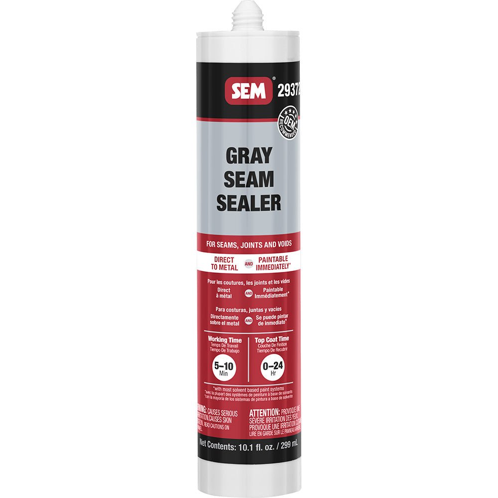SEM 1K Seam Sealer - 10.1oz Tube - Grey - Get Tight Gear