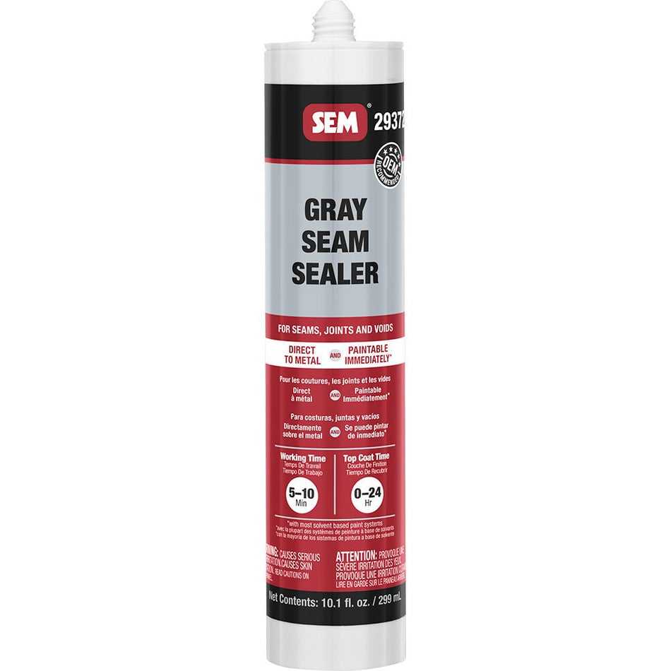 SEM 1K Seam Sealer - 10.1oz Tube - Grey - Get Tight Gear