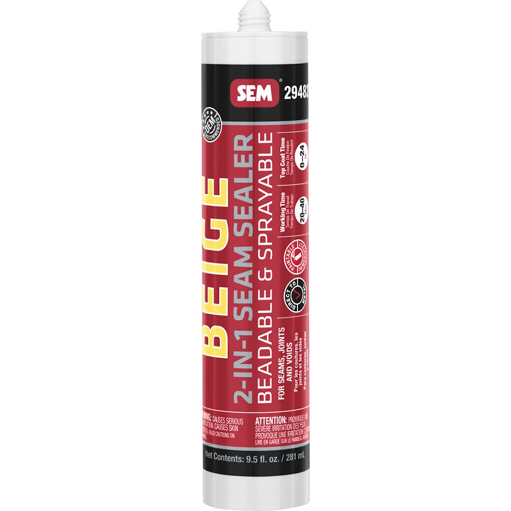 SEM 2 - IN - 1 Seam Sealer - 9.5oz Tube - Beige - Get Tight Gear