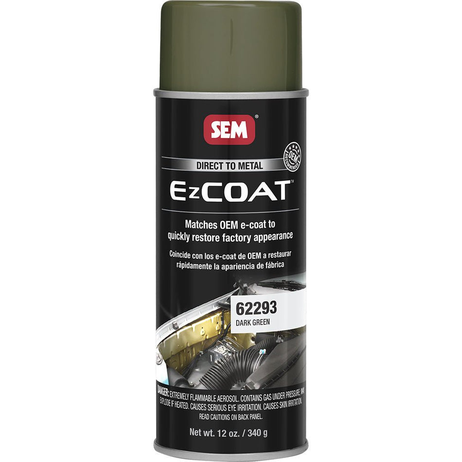 SEM Ez Coat - 16oz Aerosol Can - Dark Green - Get Tight Gear