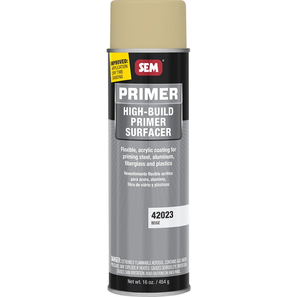 SEM High - Build Primer Surfacer - 20oz Aerosol Can - Beige - Get Tight Gear