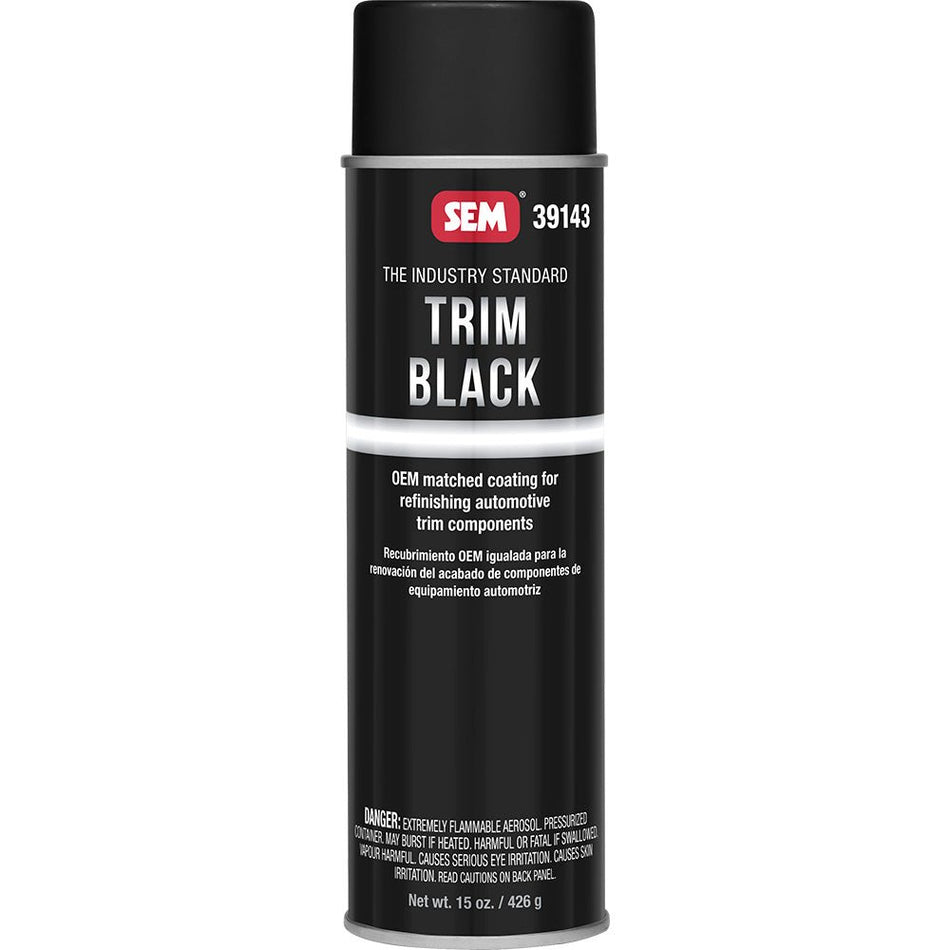 SEM Trim Black - 20oz Aerosol Can - Get Tight Gear