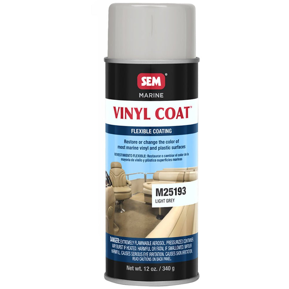 SEM Vinyl Coat - Light Grey - 12oz - Get Tight Gear
