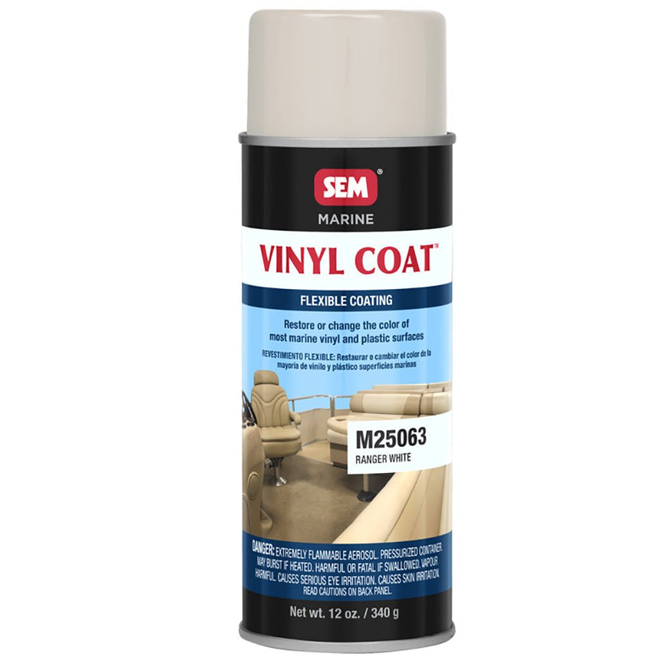 SEM Vinyl Coat - Ranger White - 12oz - Get Tight Gear