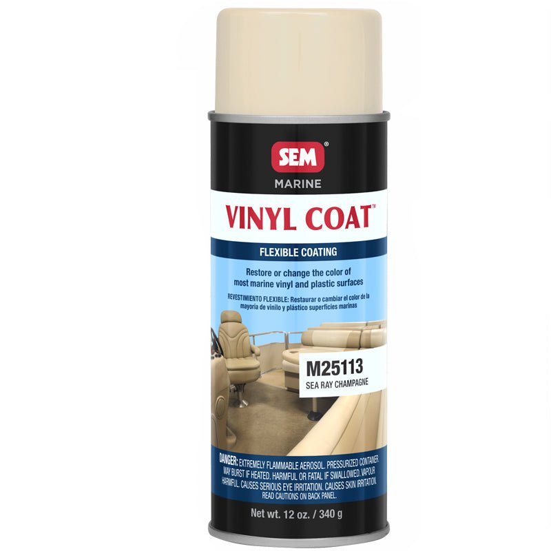 SEM Vinyl Coat - Sea Ray Champagne - 12oz - Get Tight Gear