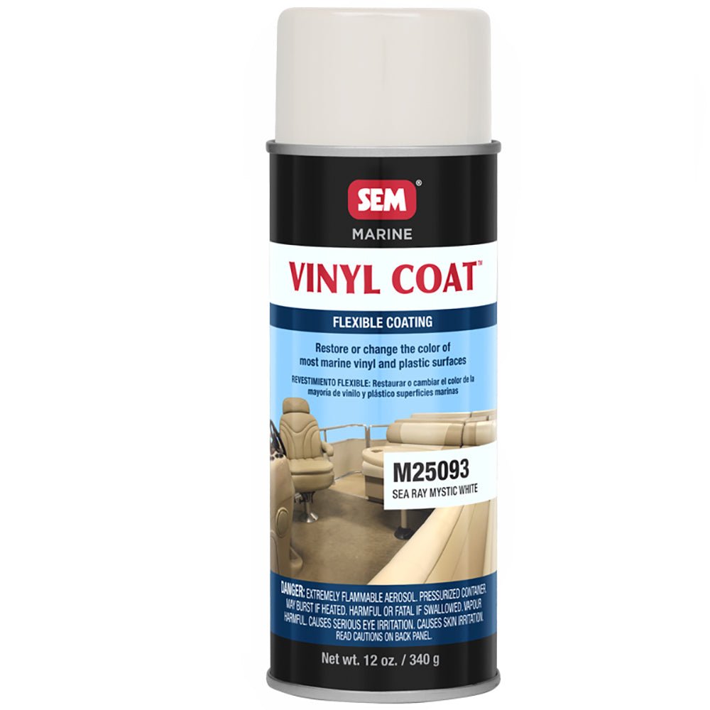 SEM Vinyl Coat - Sea Ray Mystic White - 12oz - Get Tight Gear