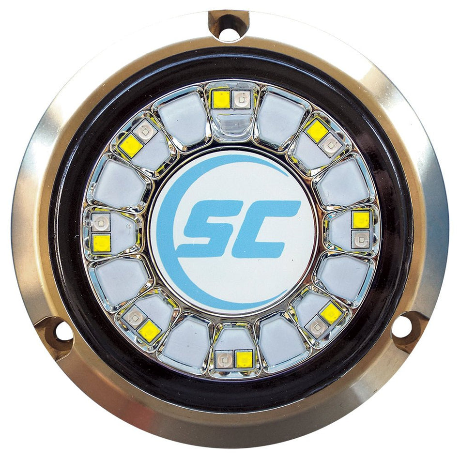 Shadow - Caster Blue/White Color Changing Underwater Light - 16 LEDs - Bronze - Get Tight Gear