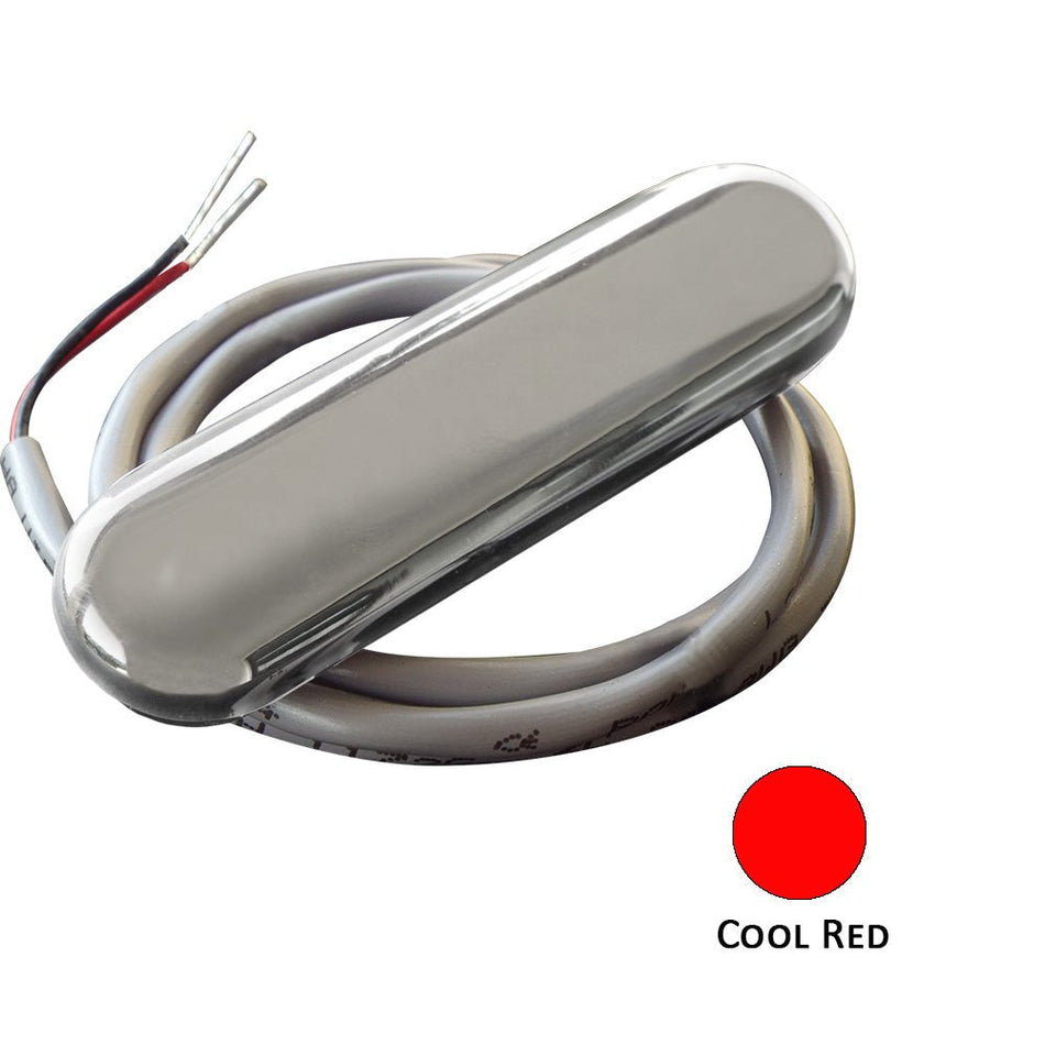 Shadow - Caster Courtesy Light w/2' Lead Wire - 316 SS Cover - Cool Red - 4 - Pack - Get Tight Gear