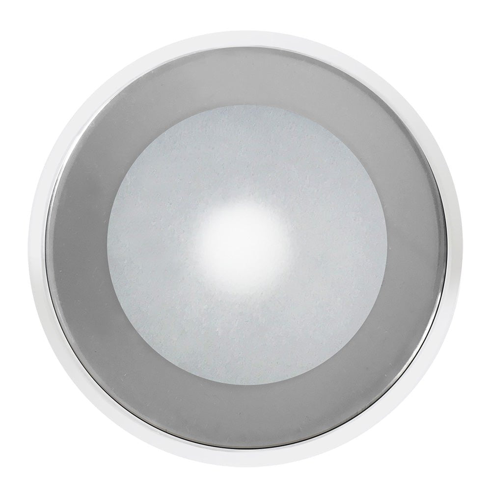 Shadow - Caster DLX Series Down Light - White Housing - RGB - Chrome Bezel - Get Tight Gear
