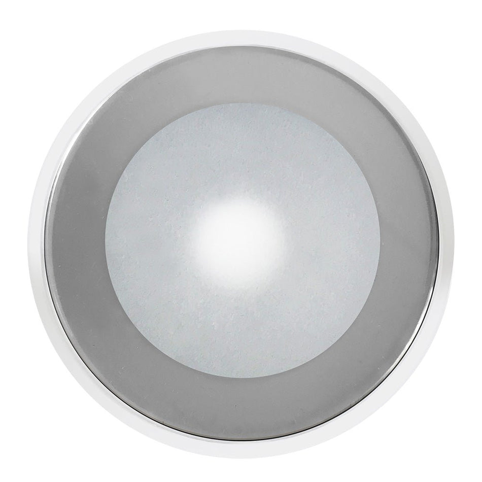 Shadow - Caster DLX Series Down Light - White Housing - RGB - Chrome Bezel - Get Tight Gear
