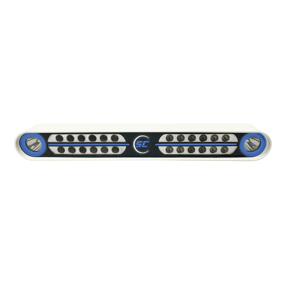 Shadow - Caster Eagle Ray LED Light Bar - White Housing & Dual Optics - Get Tight Gear