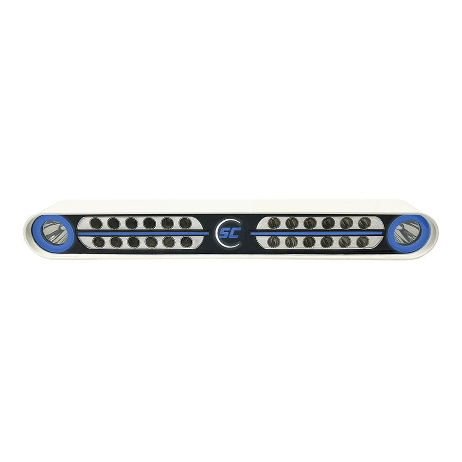 Shadow - Caster Eagle Ray LED Light Bar - White Housing & Dual Optics - Get Tight Gear