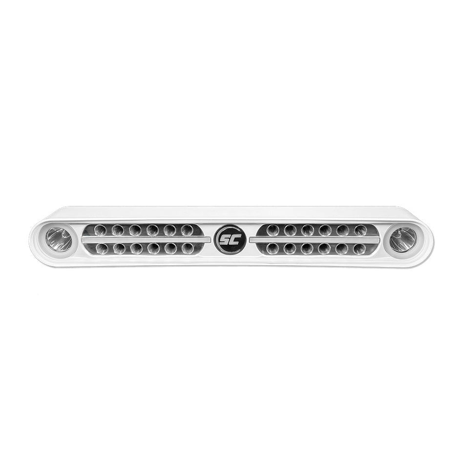 Shadow - Caster Eagle Ray LED Light Bar - White Housing & Dual Optics - Get Tight Gear