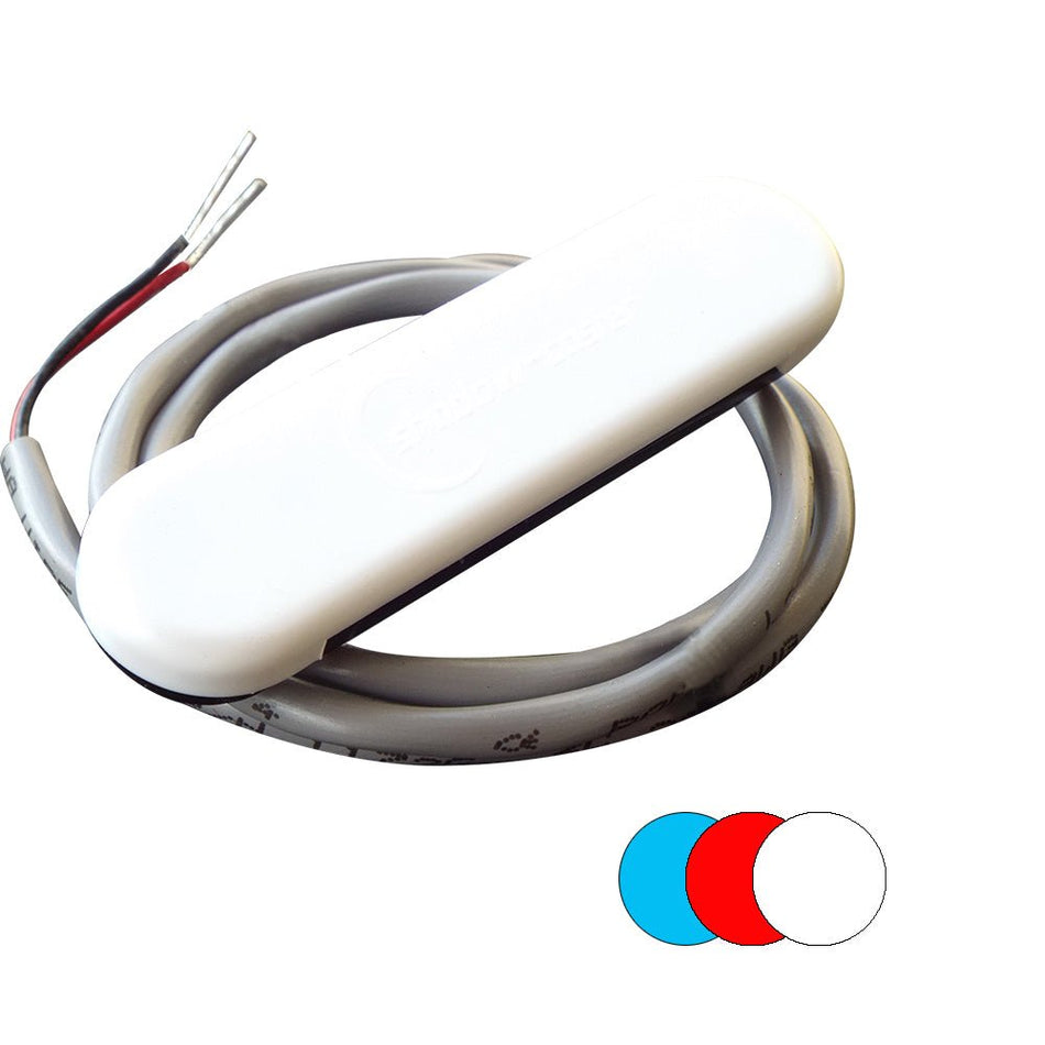 Shadow - Caster Multi - Color Courtesy Light w/2' Lead Wire White Abs Cover - Get Tight Gear