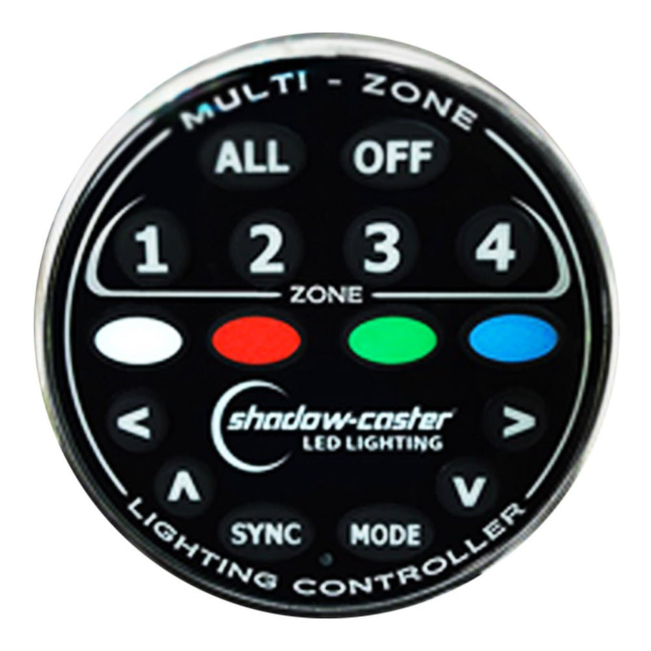 Shadow - Caster Round Zone Controller 4 Channel Remote f/MZ - LC or SCM - LC - Get Tight Gear