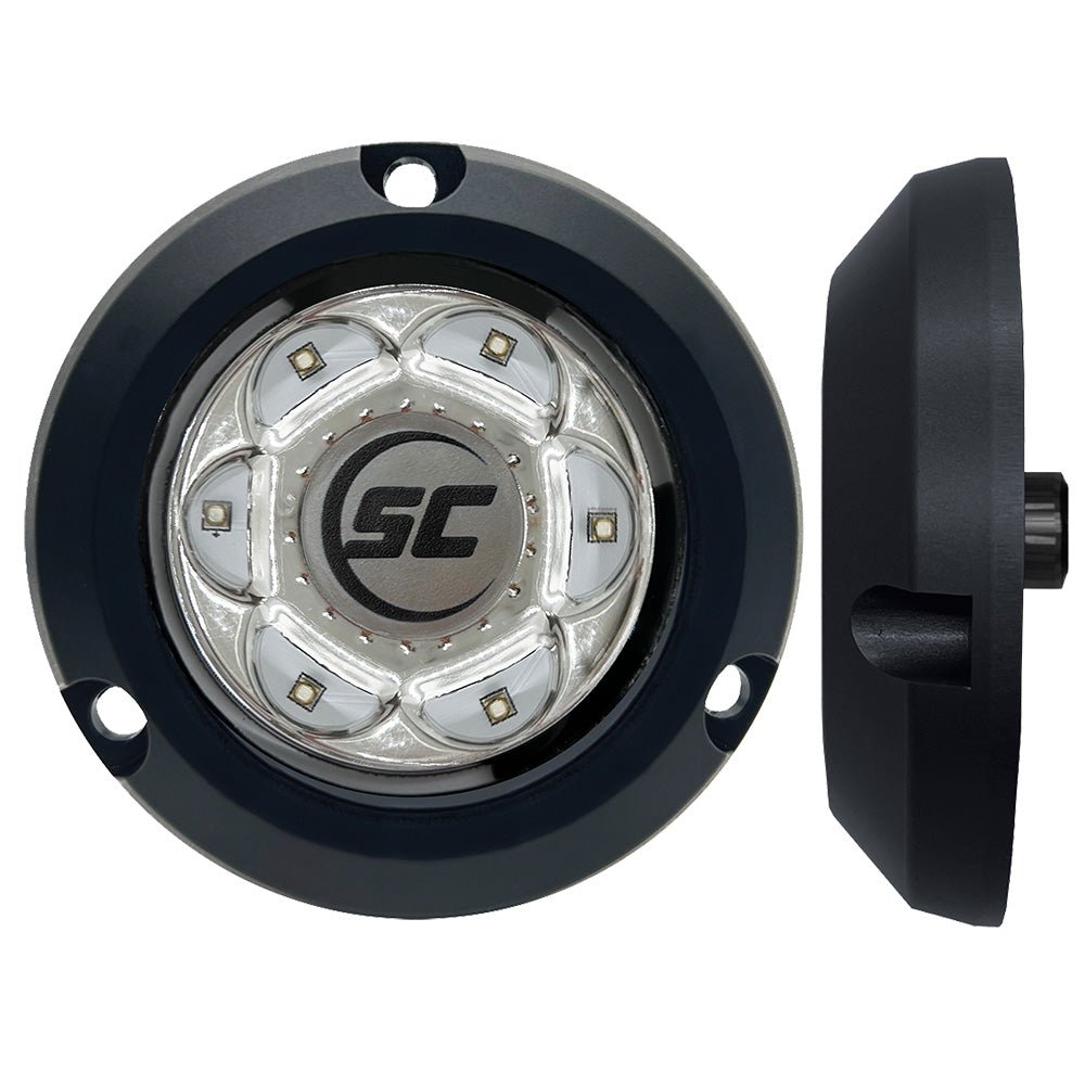 Shadow - Caster SC2 Series Polymer Composite Surface Mount Underwater Light - Great White - Get Tight Gear