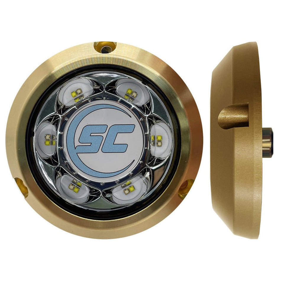 Shadow - Caster SC3 Series Bimini Blue Bronze Surface Mount Underwater Light - Get Tight Gear