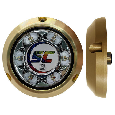 Shadow - Caster SC3 Series CC (Full Color Change) Bronze Surface Mount Underwater Light - Get Tight Gear