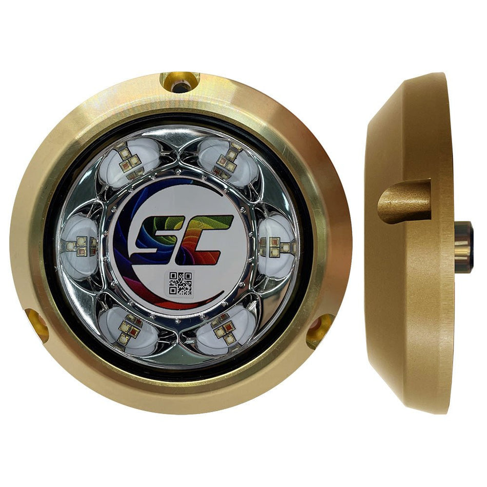 Shadow - Caster SC3 Series CC (Full Color Change) Bronze Surface Mount Underwater Light - Get Tight Gear