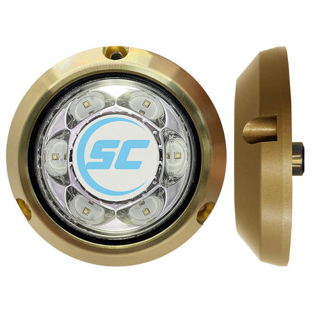 Shadow - Caster SC3 Series Great White Bronze Surface Mount Underwater Light - Get Tight Gear