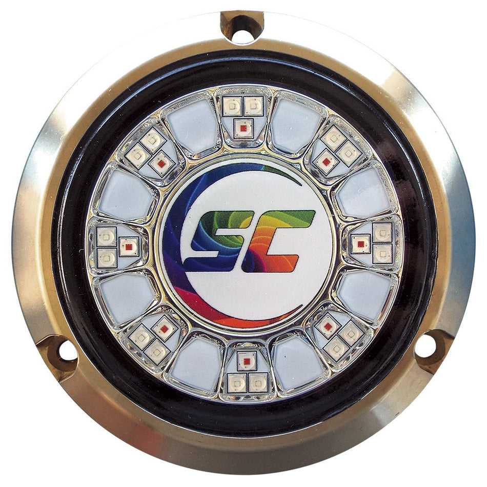 Shadow - Caster SCR - 24 Bronze Underwater Light - 24 LEDs - Full Color Changing - Get Tight Gear