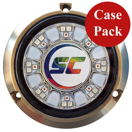 Shadow - Caster SCR - 24 Bronze Underwater Light - 24 LEDs - Full Color Changing - *Case of 4* - Get Tight Gear