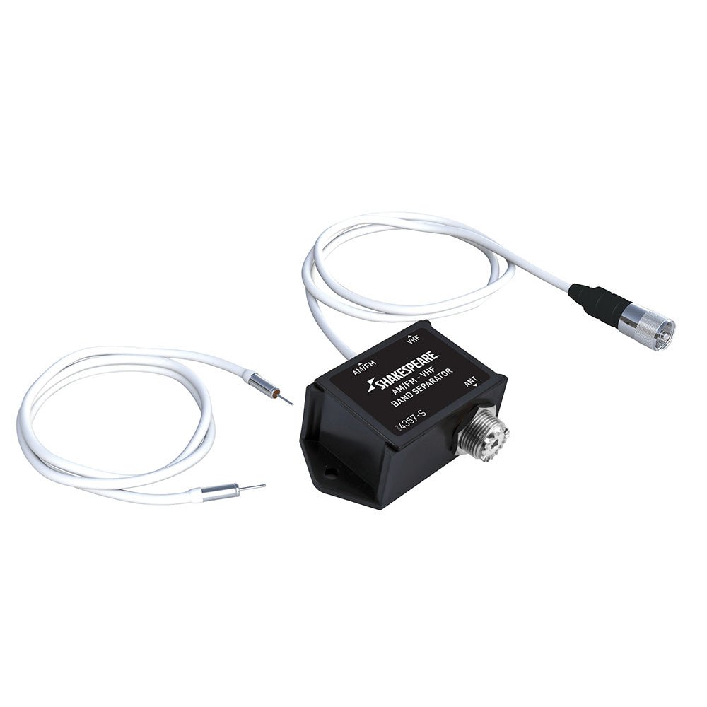 Shakespeare 4357 - S Base - Loaded AM / FM / VHF Separator - Get Tight Gear