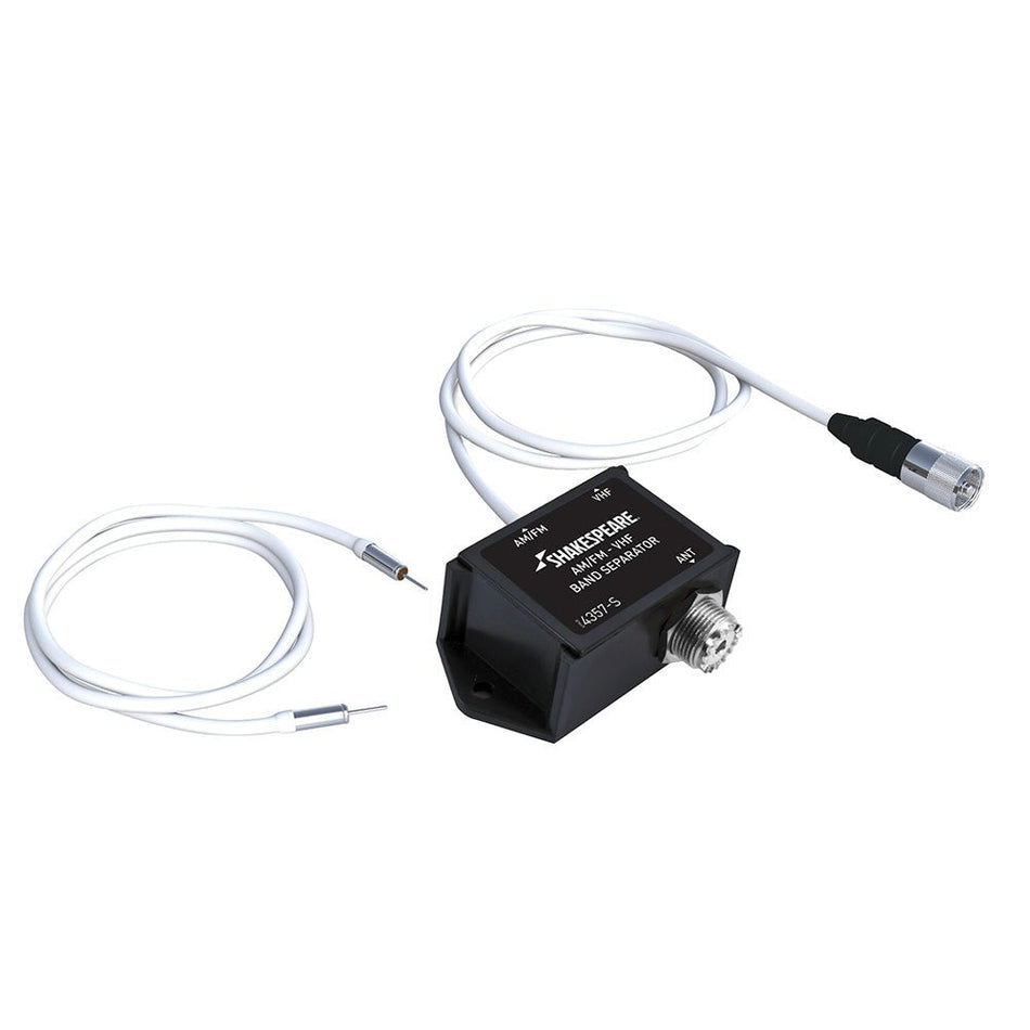 Shakespeare 4357 - S Base - Loaded AM / FM / VHF Separator - Get Tight Gear