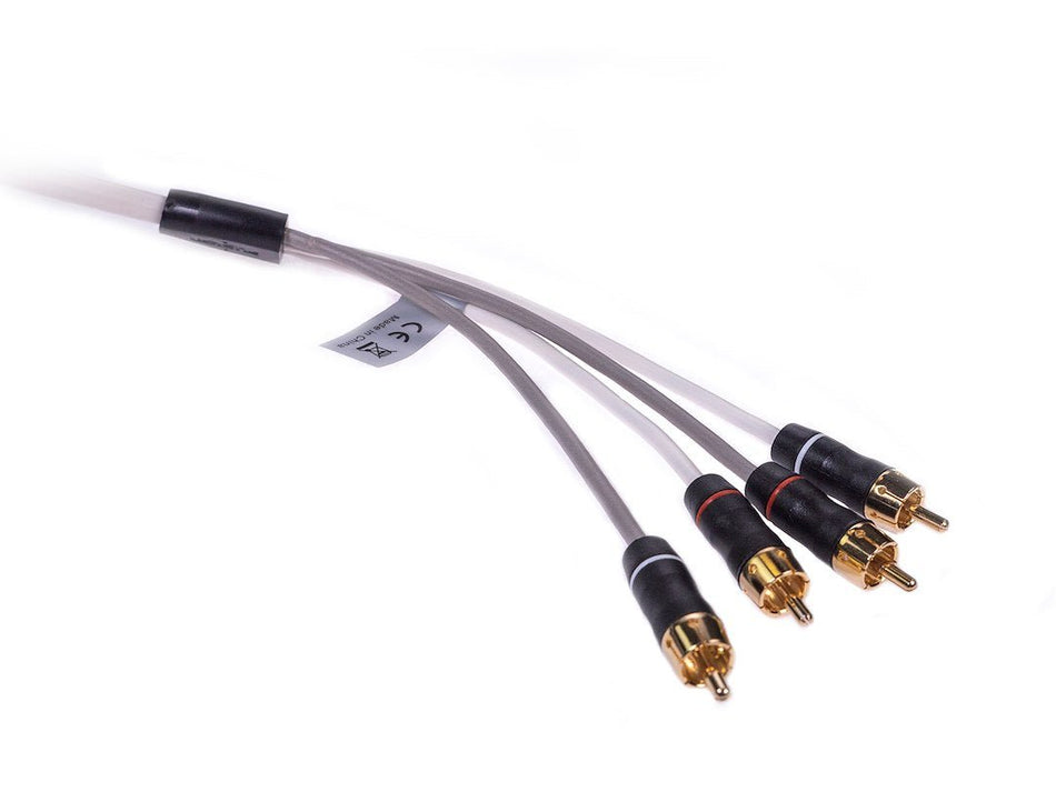 SHIELDED RCA CABLE 6FT 4 WAY - Get Tight Gear