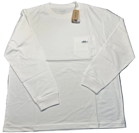 Shimano White Fishing Shirt – Tuna Pocket Logo - Get Tight Gear