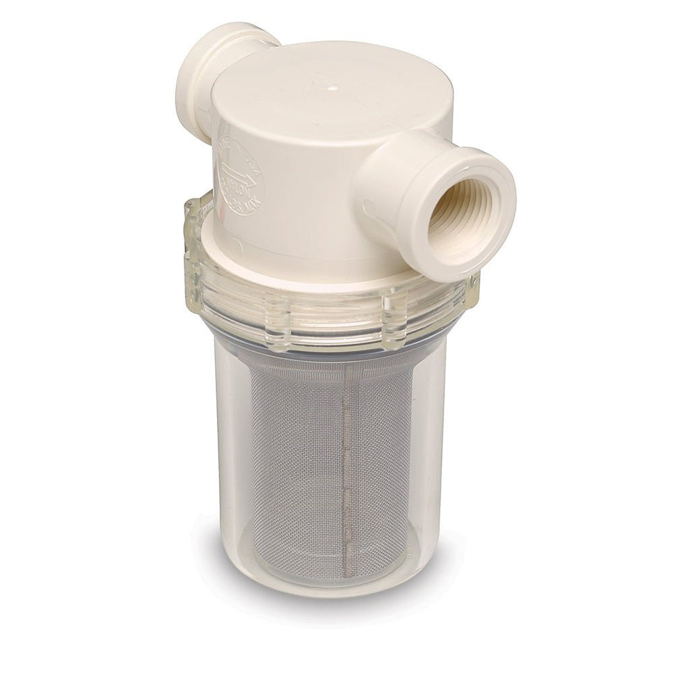 Shurflo by Pentair 1/2" Raw Water Strainer - 50 Mesh Screen - Get Tight Gear
