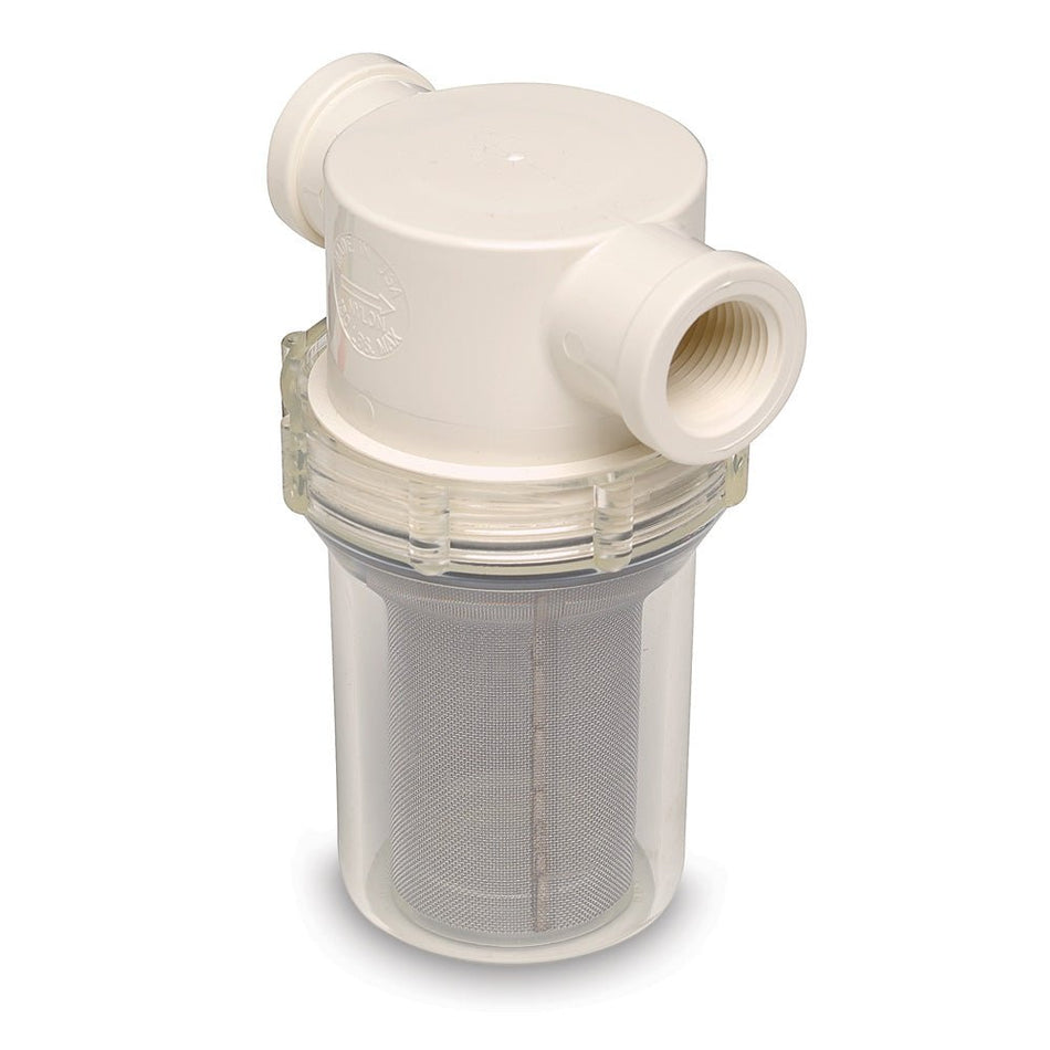 Shurflo by Pentair 3/4" Raw Water Strainer - 50 Mesh Screen - Get Tight Gear