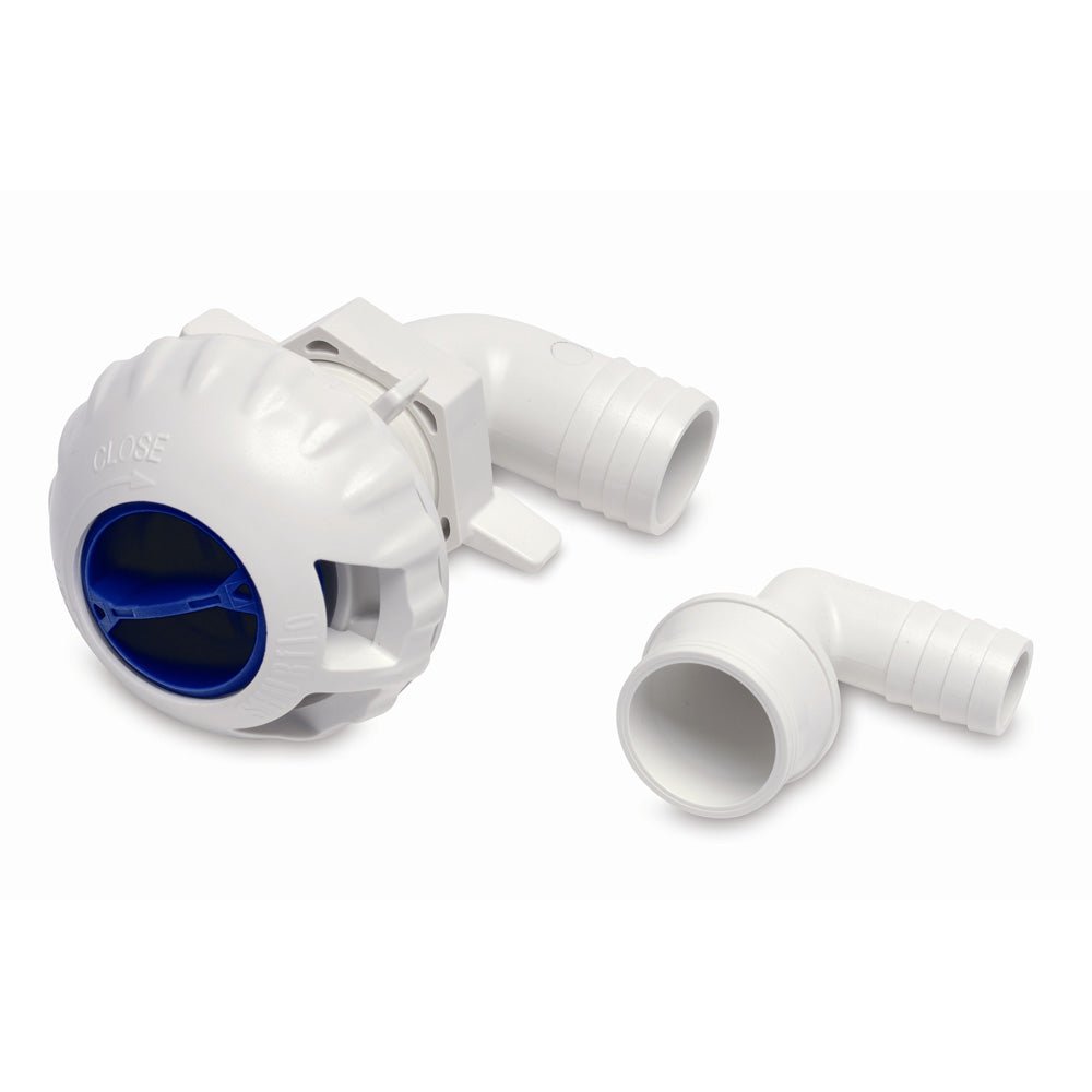 Shurflo by Pentair Livewell Fill Valve w/3/4" & 1 - 1/8" Fittings - Get Tight Gear