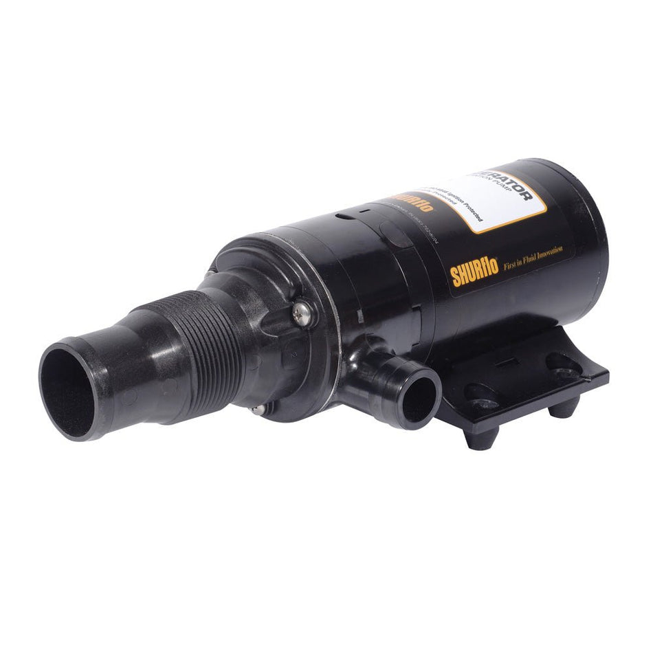 Shurflo by Pentair MACERATOR Pump w/180 Port - 12 VDC, 13 GPM - Get Tight Gear